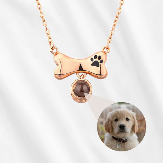 Projection necklace paw