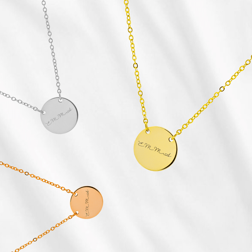 The custom name necklace is a perfect gift for yourself or someone you love. You can personalize with your name, initials, date, or a short phrase. A very dainty and minimal piece you can wear everyday.
