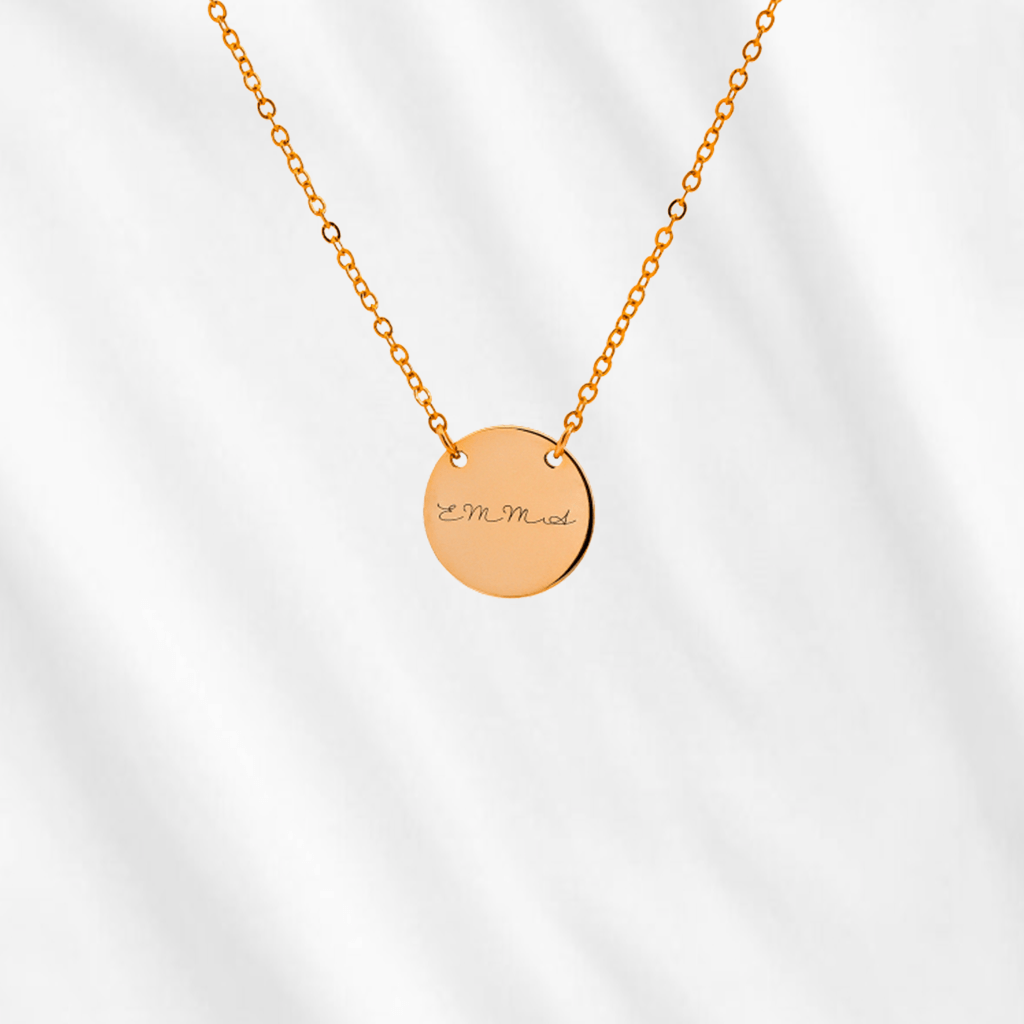 You can customize the necklace with your name, initials or any other texts you like. A very cool and thoughtful gift even for the hard-to-shop-for person in your family!