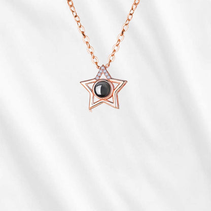Custom Star Projection Necklace